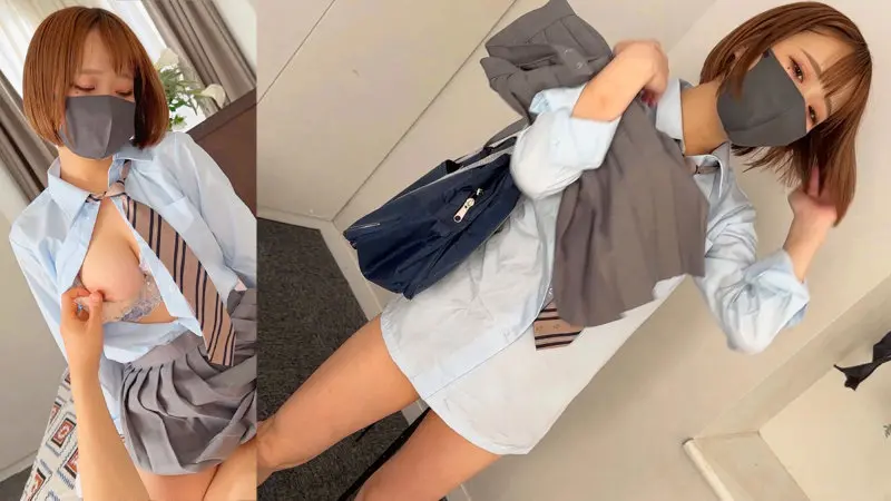白橋りほ | 新境地！女子校生で魅せる制服美女 エロい場面カット-3